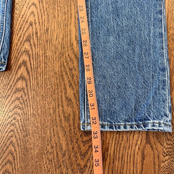 Denim Forum Aritzia The Nina Stovepipe Straight Leg Jeans Button Fly  Size 26 - Picture 10 of 13